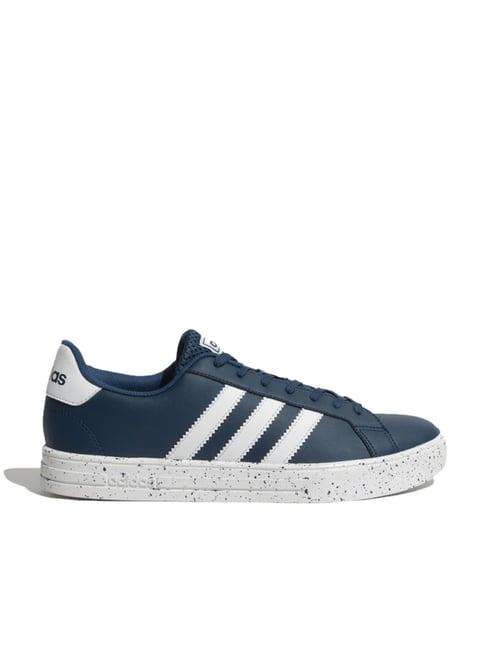 adidas men's street stunner steel blue casual sneakers