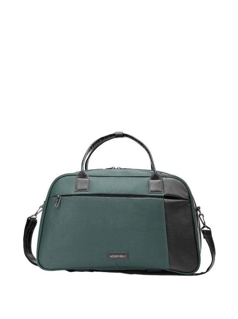 assembly green large duffle bag