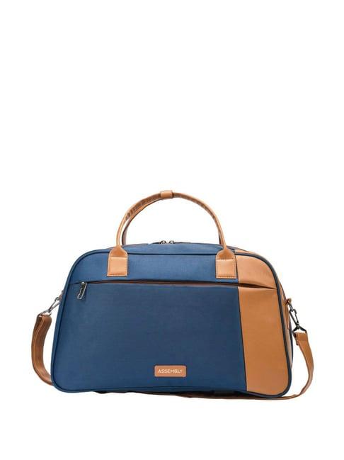 assembly blue large duffle bag