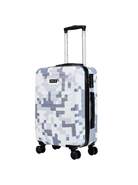 assembly camo printed hard small cabin trolley bag - 23 cm