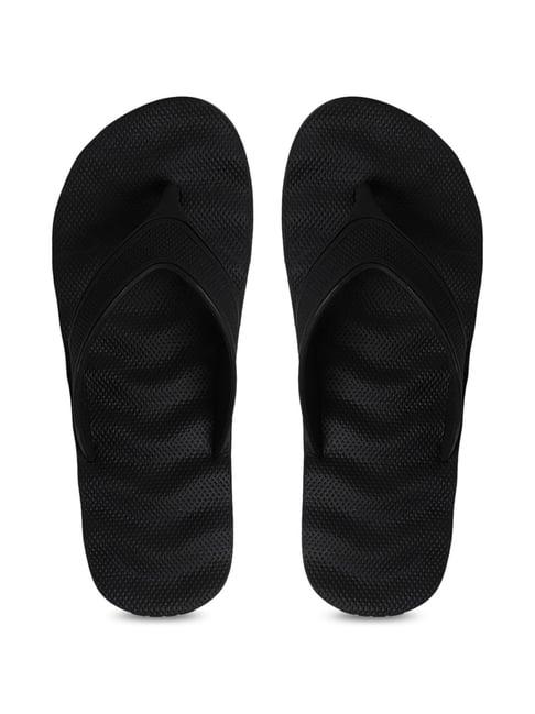 aldo men's black flip flops