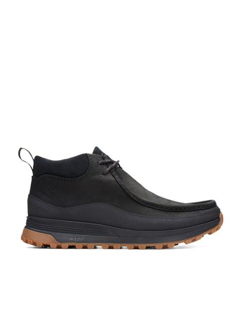 clarks men's atltkwallbtgtx black chukka boots