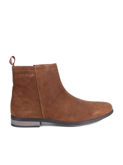 red chief men's brown casual boots