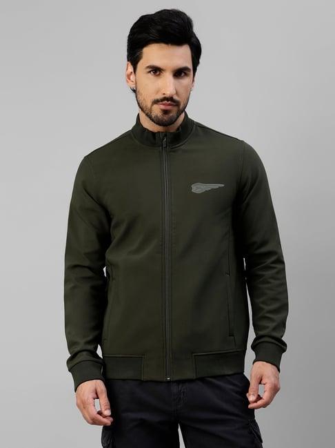 royal enfield stealth olive regular fit v3 jacket