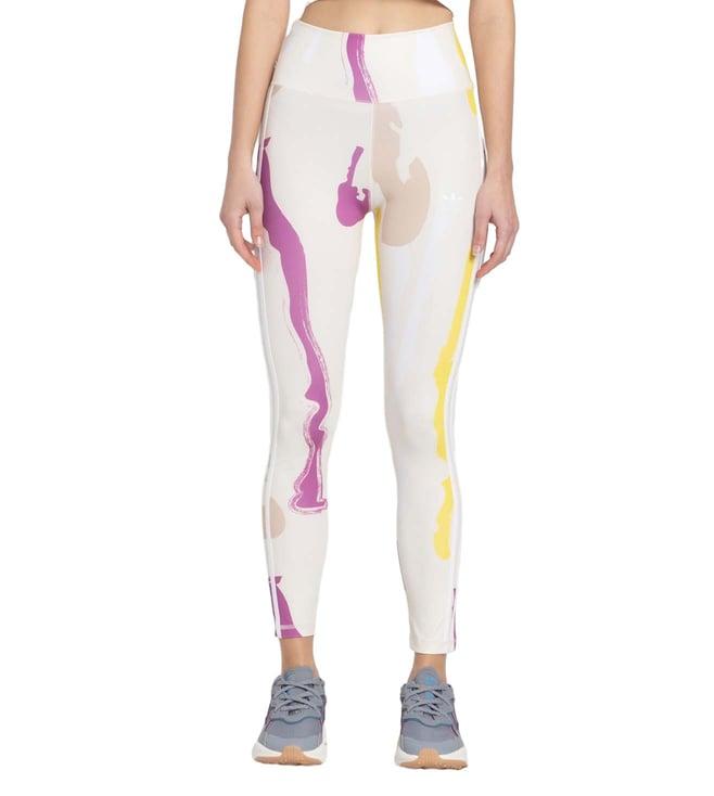 adidas originals multicolor logo fitted tights