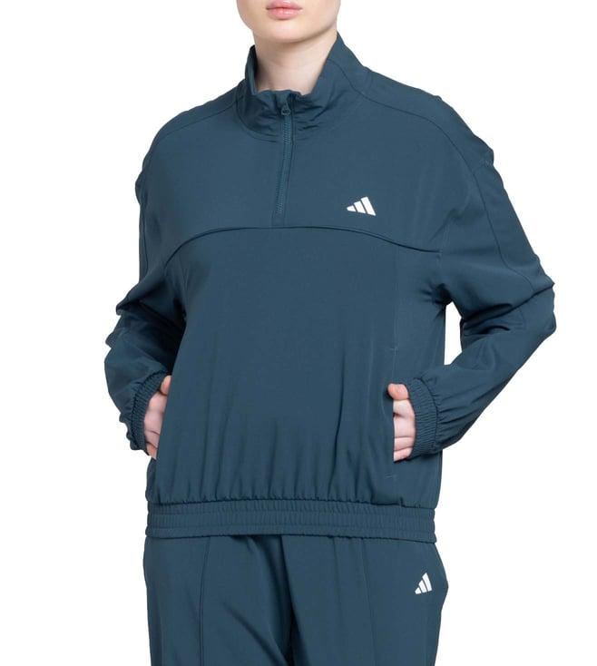 adidas navy logo loose fit sweatshirt