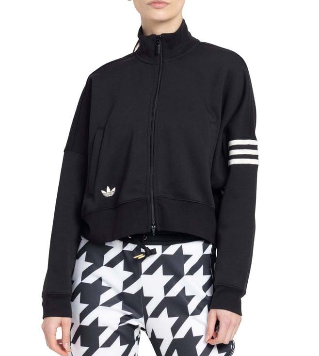 adidas originals black logo loose fit sweatshirt