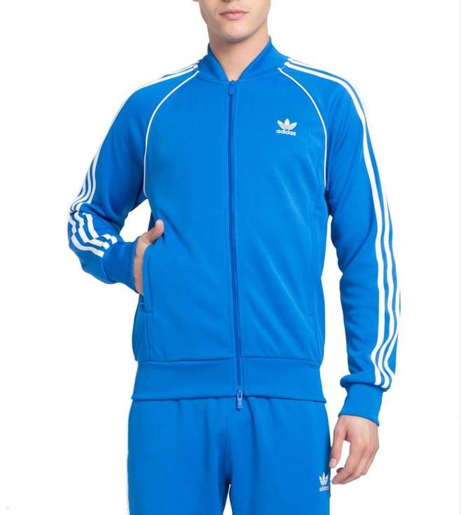 adidas originals blue logo regular fit sweatshirt