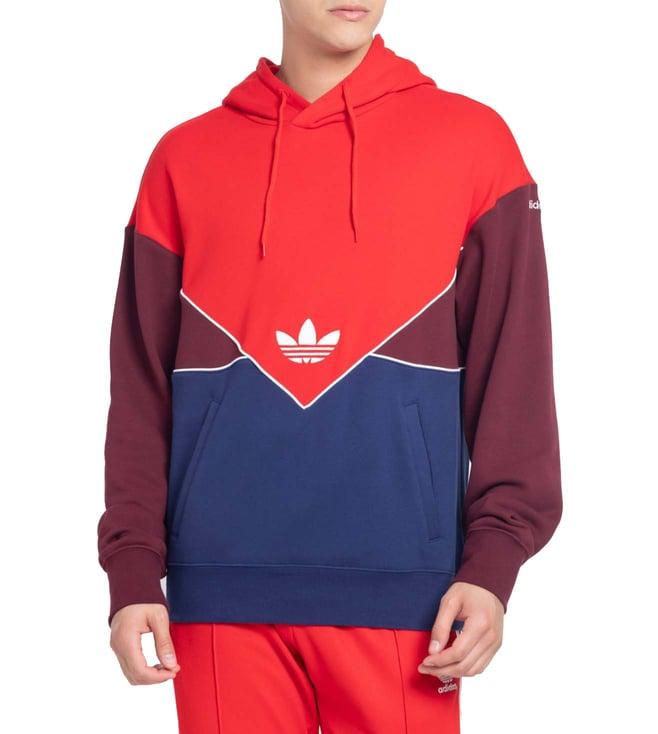 adidas originals multicolor logo regular fit hoodie