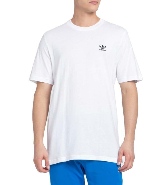 adidas originals white logo regular fit t-shirt