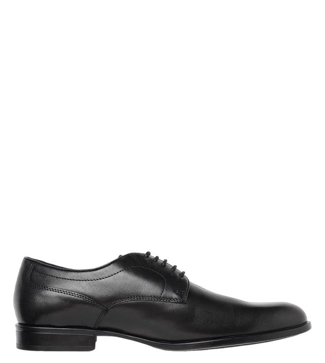 geox men's u iacopo black derby shoes