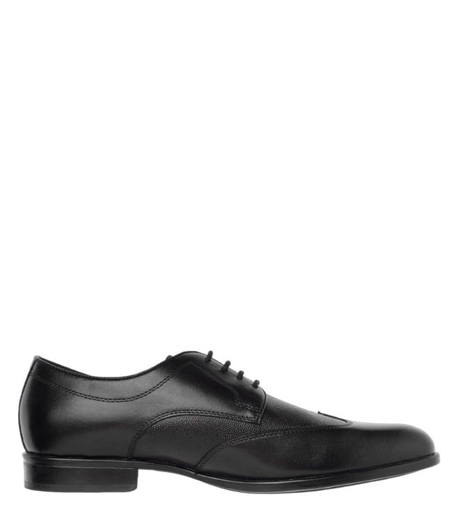 geox men's u iacopo black derby shoes