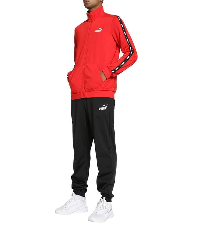 puma 0 red logo regular fit tracksuits