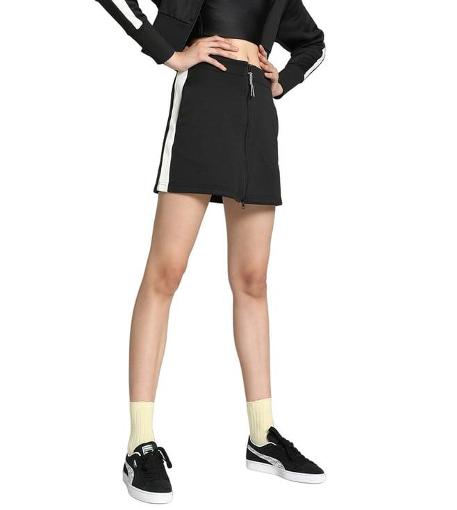 puma black t7 forward history skinny fit skirt