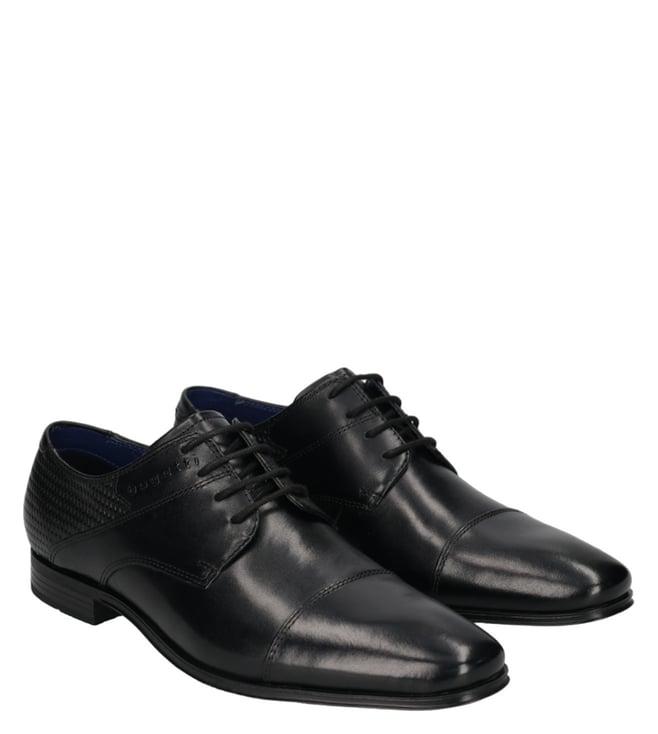 bugatti men's margo black derby shoes