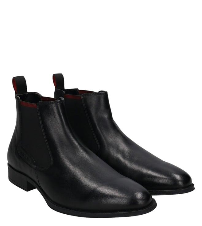 bugatti men's zavinio black chelsea boots