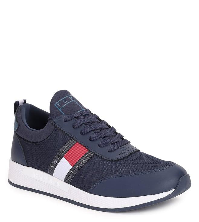 tommy hilfiger men's twilight navy blue sneakers