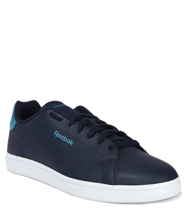 reebok men's royal complete cln2 navy sneakers