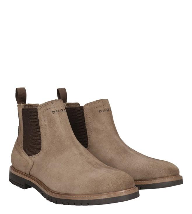 bugatti men's caj chelsea ankle taupe chelsea boots