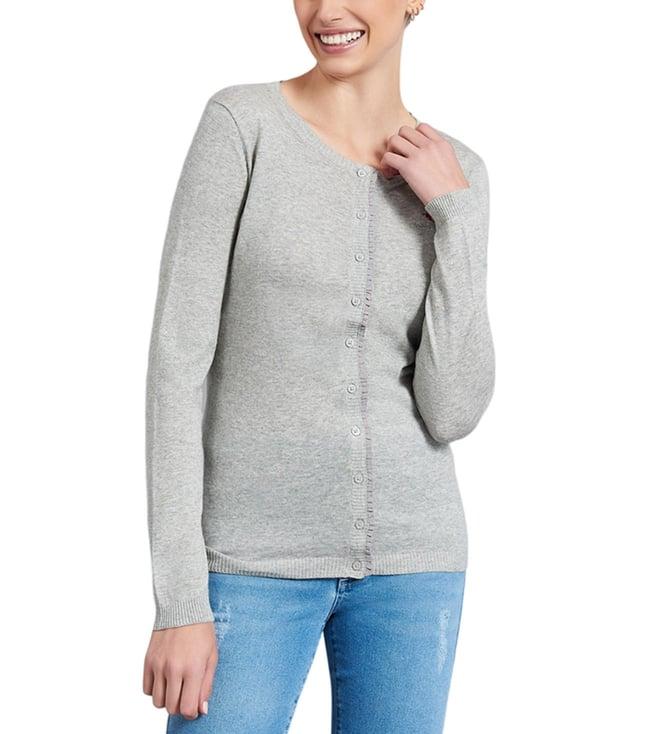 beverly hills polo club grey cardigan