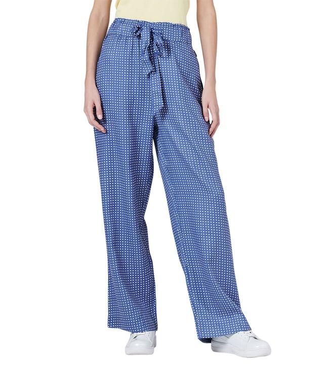 beverly hills polo club blue drawstring trousers