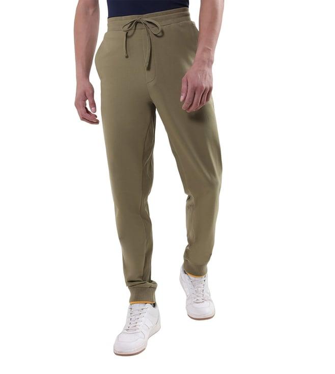 iconic olive regular fit trackpants