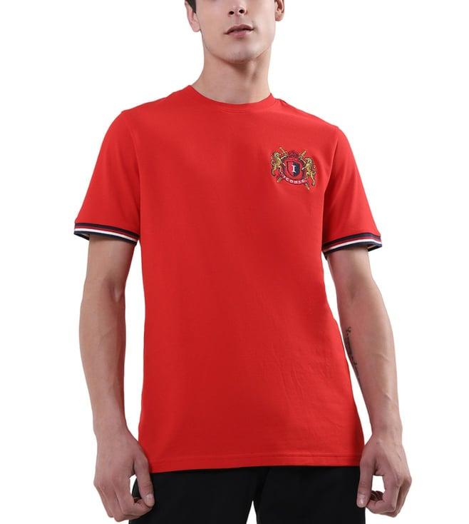 iconic red regular fit t-shirt