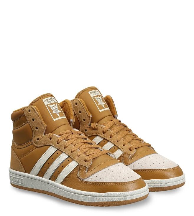 adidas originals men's top ten rb brown sneakers