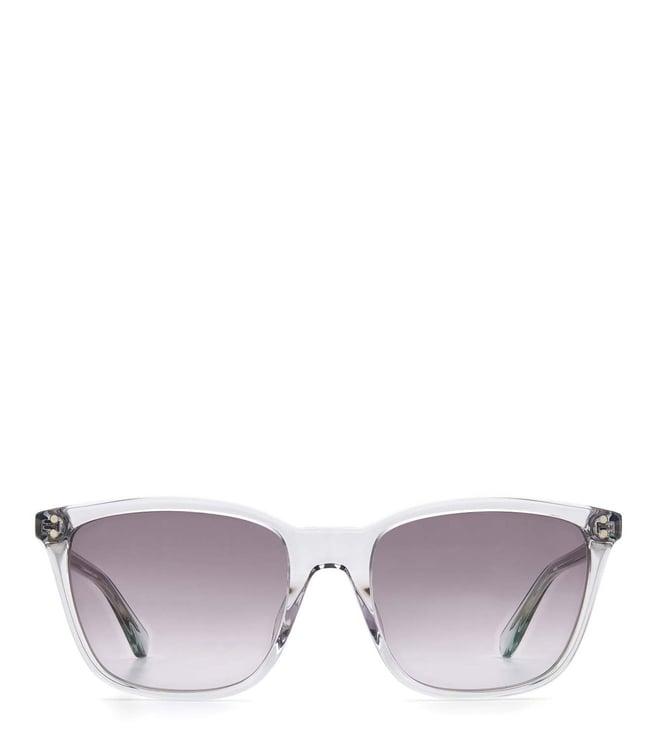 kate spade 204257kb7559o grey square sunglasses for women