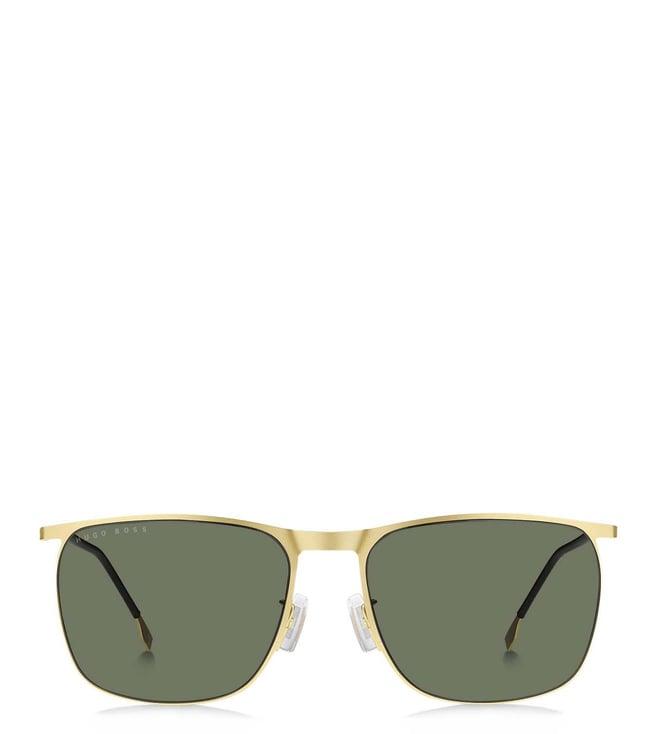 hugo boss 204418aoz60qt green square sunglasses for men