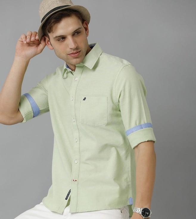 double two summer green shirt