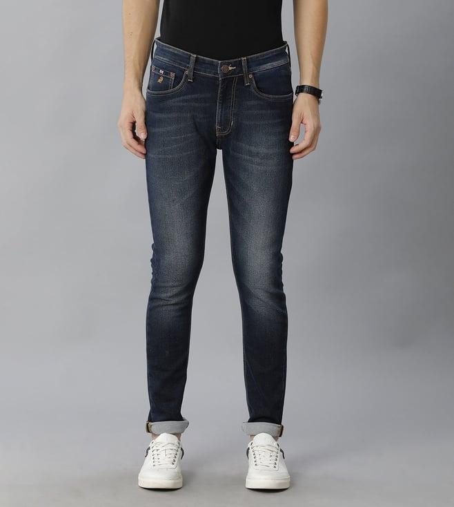 double two summer dark blue jeans