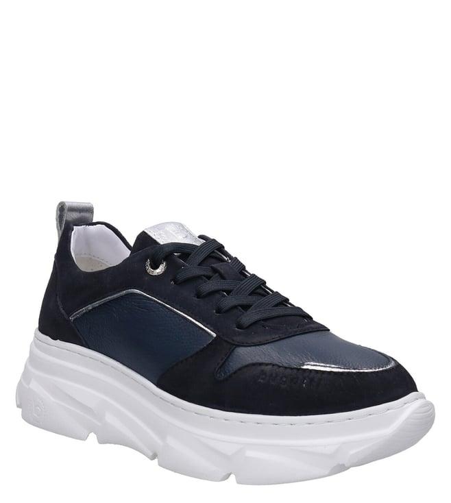 bugatti women's nava dark blue sneakers