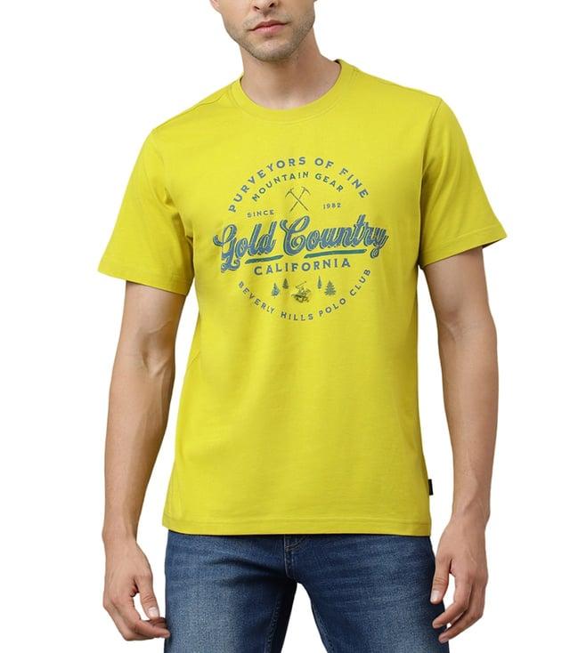 beverly hills polo club gold country regular fit t-shirt