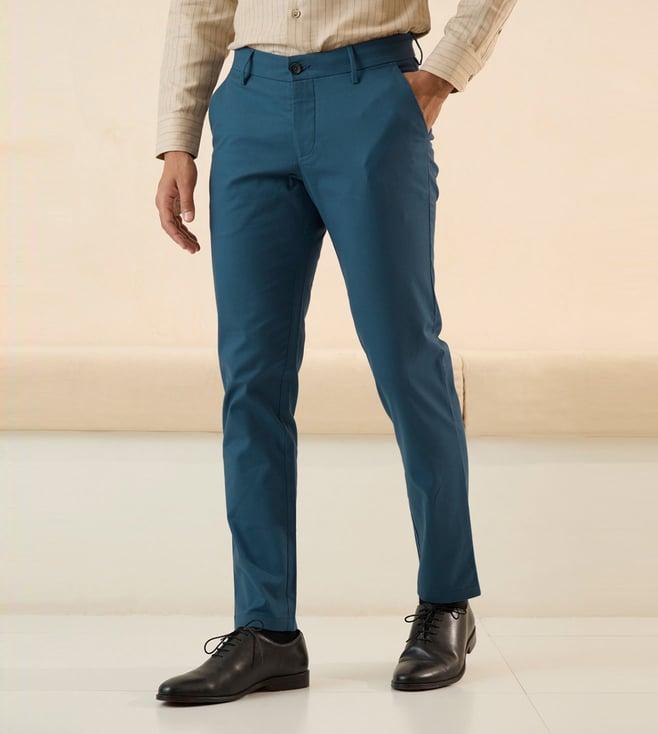 andamen men's blue chinos