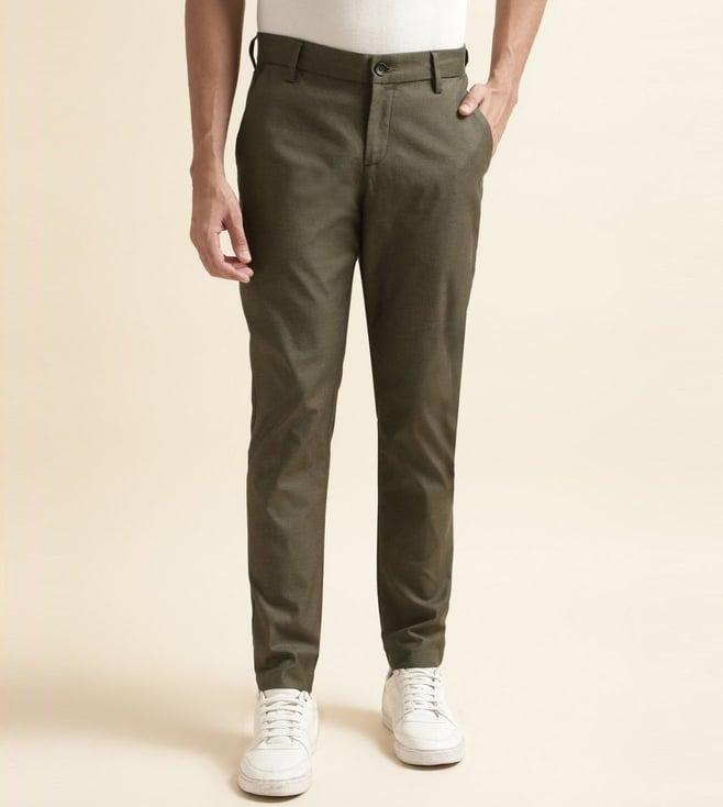 andamen men's green chinos