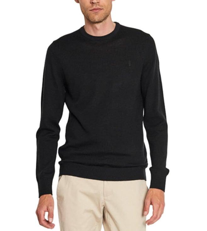 bruun & stengade black fashion regular fit sweater