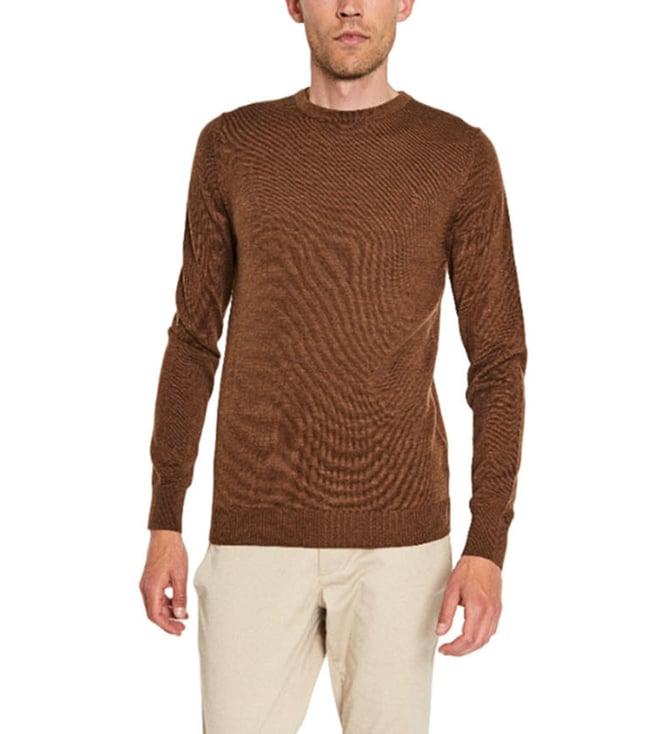 bruun & stengade tobacco fashion regular fit sweater