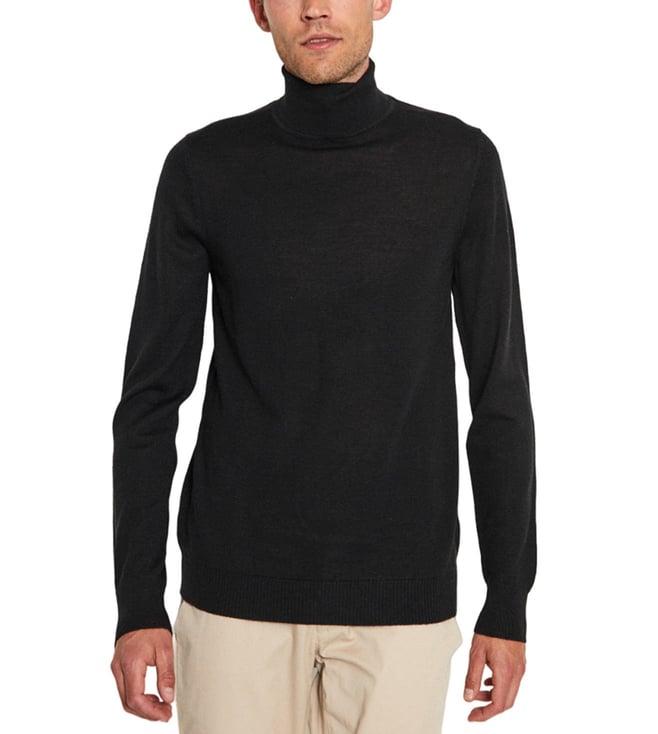 bruun & stengade black fashion regular fit sweater