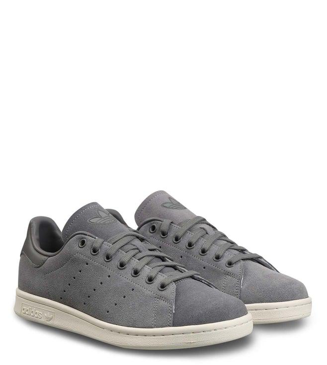 adidas originals men's stan smith grey sneakers