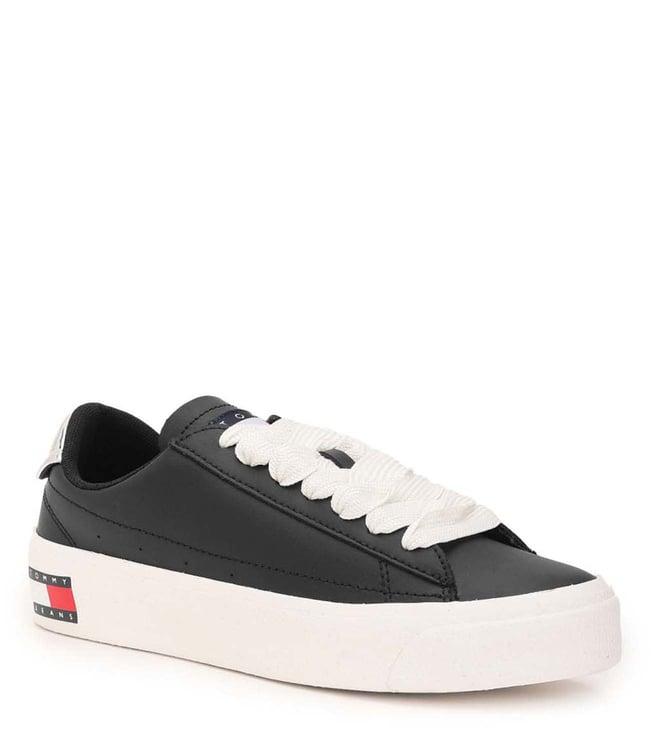 tommy hilfiger women's black sneakers