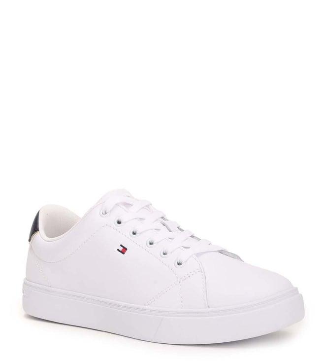 tommy hilfiger women's white & black sneakers