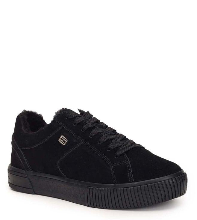 tommy hilfiger women's black sneakers