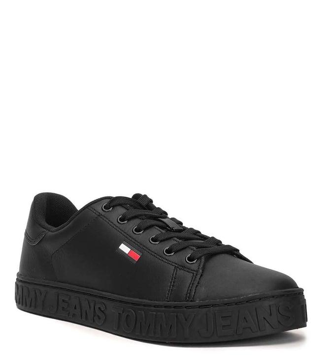 tommy hilfiger women's black sneakers