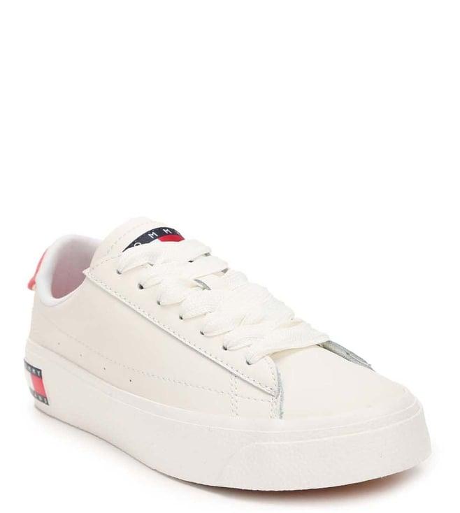 tommy hilfiger women's ivory & santa fe sunset sneakers