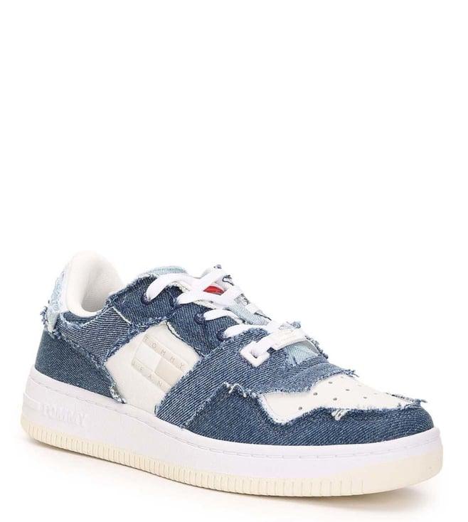 tommy hilfiger women's denim blue sneakers