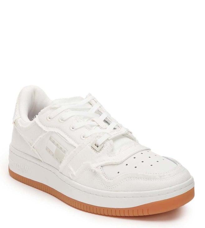 tommy hilfiger women's ecru sneakers