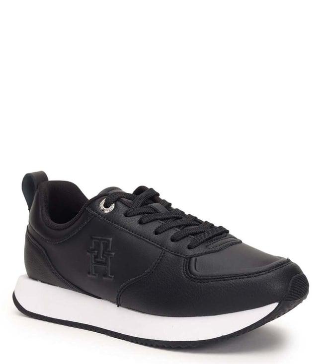 tommy hilfiger women's black sneakers