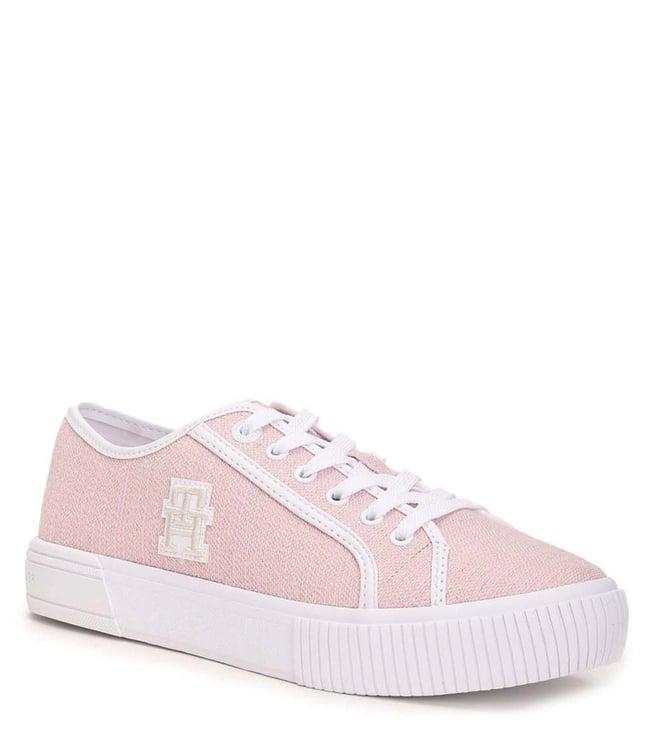 tommy hilfiger women's pink daisy sneakers