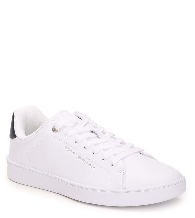 tommy hilfiger men's white sneakers